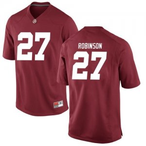 Youth Alabama Crimson Tide #27 Joshua Robinson Crimson Replica NCAA College Football Jersey 2403SJSD2